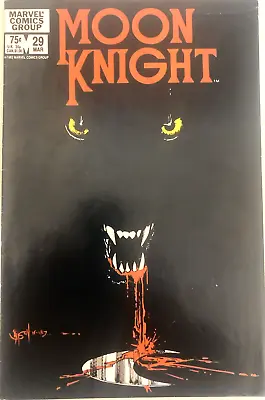 Buy Moon Knight # 29.  1st Series. Mar 1983. Bill Sienkiewicz-cover. Key Issue • 26.09£