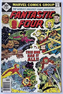 Buy Fantastic Four #183 • Annihilus Appearance! Mad Thinker! Scavenger!  FN • 2.36£
