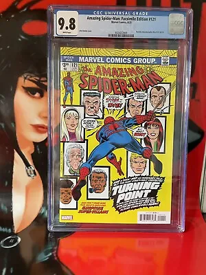 Buy Amazing Spiderman # 121 Cgc 9.8! Facsimile Edition! Death Of Gwen Stacy. (2023) • 78£