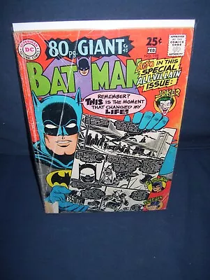 Buy Batman #198 80 Page Giant Issue DC Comics With Bag And Board 1968 • 12.04£