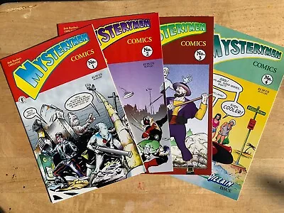 Buy Mysterymen Comics #1 2 3 4 Set Dark Horse Comics 1999 Bob Burden NM- 9.2 • 19.77£