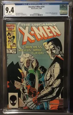 Buy Uncanny X-Men 210 CGC 9.4 NM  W/ PAGES  N/CASE • 39.41£