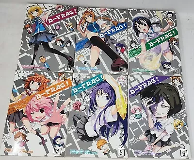 Buy D-FRAG! Volumes 1-6 Manga ENGLISH Set Bundle Tomoya Haruno Seven Seas Macmillan • 120.37£