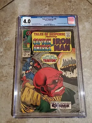 Buy Tales Of Suspense #90 CGC 4.0  Iron Man  Captain America  Marvel 1967  Red Skull • 59.37£