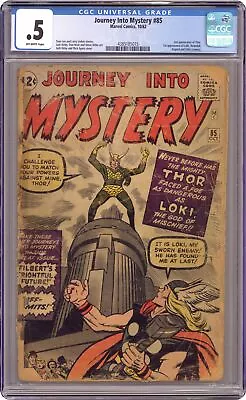 Buy Thor Journey Into Mystery #85 CGC 0.5 1962 4385185015 1st App. Loki • 1,043.60£