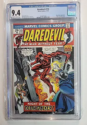 Buy Daredevil #115 CGC 9.4 (Marvel 1974) - FREE Shipping • 165.56£