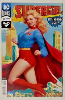 Buy DC Supergirl  #18 2018 Stanley Lau Artgerm Variant Cover NM • 14.30£