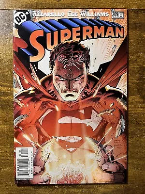Buy Superman 209 Jim Lee Cover Brian Azzarello Story Wonder Woman Dc Comics 2004 • 2.10£
