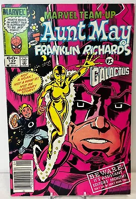 Buy Marvel Team-Up 137 Aunt May And Franklin Richards Newsstand Comic 1984 • 5.36£