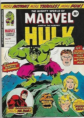 Buy The Mighty World Of Marvel #181 Hulk VG (1976) Marvel Comics UK • 2.25£