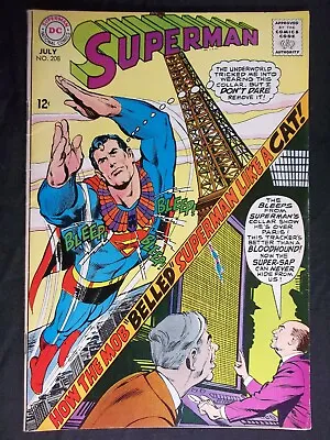 Buy Superman 208 VF 8.0 Neal Adams Cover Art • 47.49£