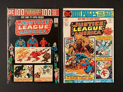 Buy Justice League Of America #110 ( 4/73 VF-) & 113 (10/73 VF) •  2nd John Stewart! • 39.50£