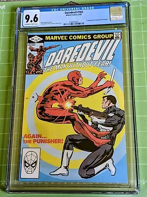 Buy Daredevil #183 CGC 9.6/NM+ 1982 1st Meeting Of DD And Punisher/FrankMiller Cover • 70.36£