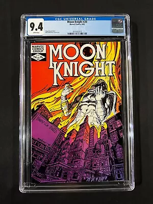 Buy Moon Knight #20 CGC 9.4 (1982) • 37.93£
