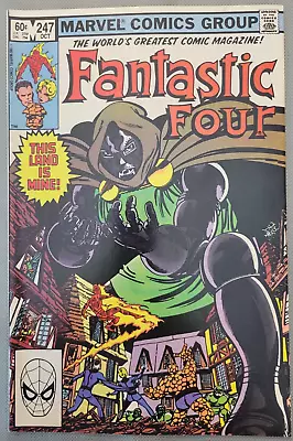 Buy Fantastic Four #247 1982 Key Issue 1st Appearance Of Kristoff Vernard *CCC* • 11.86£