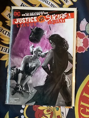 Buy Justice League  VS. Suicide Squad #1 DELL'OTTO VARIANT  NM Harley Quinn • 5£