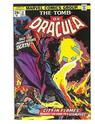Buy Tomb Of Dracula #27 1974  Unread VF+ Beauty City In Flames!    Combine Ship • 19.98£