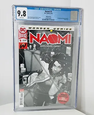 Buy NAOMI #1 CGC 9.8 Graded 3rd Print 1st First Appearance Of NAOMI DC Comics 6/19 • 55.33£