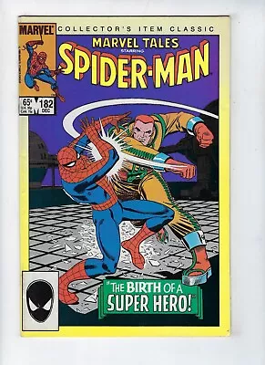 Buy MARVEL TALES # 182 (Amazing Spider-Man #42, BIRTH Of A SUPER HERO, Dec 1985) FN- • 5.95£