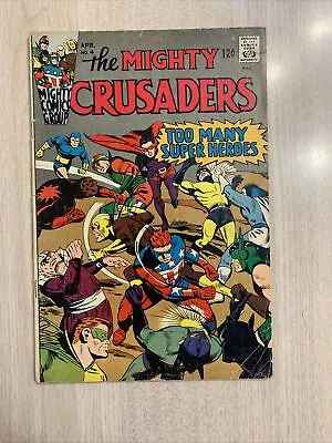 Buy Mighty Crusaders 4 Vg 1966 “too Many Heroes” Mighty Comics Group Classic Comic • 6.36£