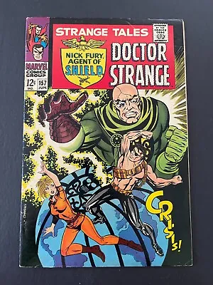 Buy Strange Tales #157 - 1st Cameo App Of Living Tribunal (Marvel, 1967) Fine • 44.54£