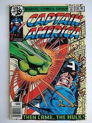 Buy Marvel Comics Captain America #230 Iconic Bob Layton/Ron Wilson Hulk Cover VF • 36.37£