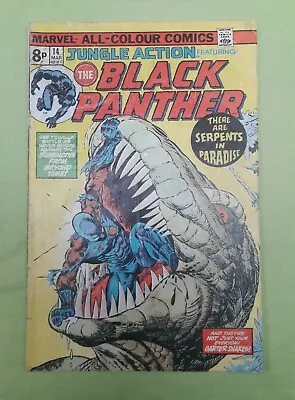Buy Jungle Action #14 Featuring The Black Panther 1975 Marvel Comics Pence Issue • 3.50£