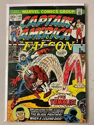 Buy Captain America #169 1st Lloyd Black Cameo (Moonstone) Black Panther App. (1974) • 5.36£