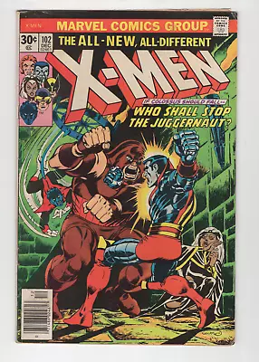 Buy 1976 Marvel Comics Uncanny X-Men #102 Key 1st Juggernaut V Colossus Storm Origin • 32.12£
