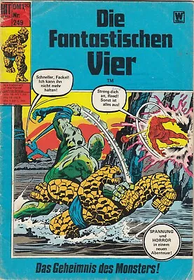 Buy Hit Comics # 249 - The Fantastic Four - Williams German Fantastic Four # 125 • 6.38£