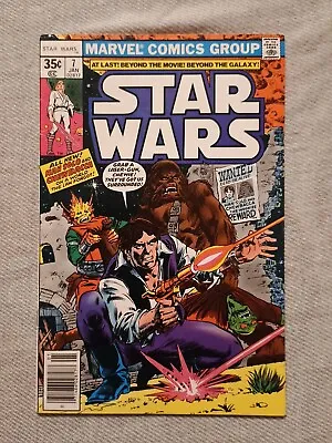 Buy Star Wars #7 January 1978 Han Solo Chewbacca • 9.99£