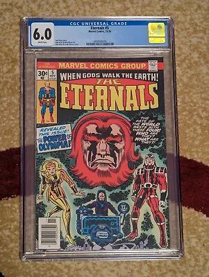 Buy Eternals #5 (Marvel 1976) CGC 6.0 Jack Kirby 1st App Of Domo Makkari Thena Zuras • 91.91£