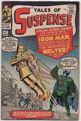 Buy Tales Of Suspense 47 Marvel 1963 VG FN Stan Lee Steve Ditko Jack Kirby 1st Melte • 309.65£