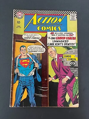 Buy Action Comics #345 -Day Candid Camera Unmasked SM's Identity (DC, 1967) VG/F • 7.19£