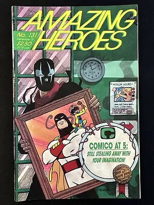 Buy Amazing Heroes #131 1st Venom Preview Pre ASM #300 Fantagraphics 1987 Fine *A2 • 63.32£