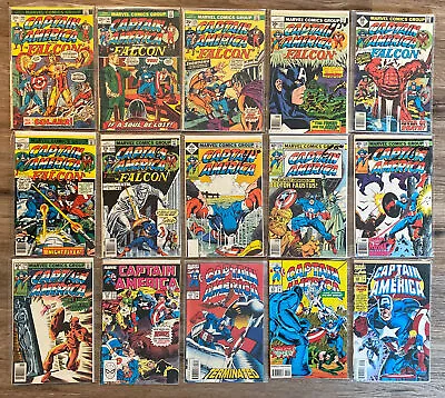 Buy Captain America And Captain America And Falcon  Lot Of 15 1972-1994 Marvel Comic • 61.22£