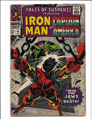 Buy Tales Of Suspense 85 - Vg 4.0 - Captain America - Iron Man - Mandarin (1967) • 14.86£