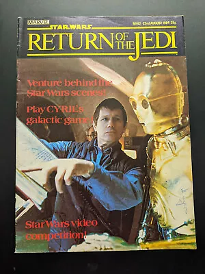 Buy Return Of The Jedi No 62 August 22nd 1984, Star Wars Weekly UK Marvel Comic  • 6.99£