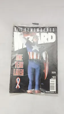 Buy Wizard Magazine #133 Captain America 9/11 Remembered Cover Factory Sealed • 3.94£