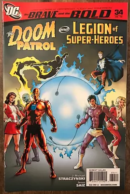 Buy The Brave And The Bold #34 By Straczynski Saiz Doom Patrol Legion LOSH NM/M 2010 • 6.35£