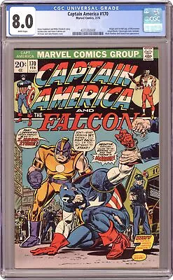 Buy Captain America #170 CGC 8.0 1974 4373202008 • 60.88£
