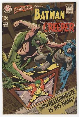 Buy Brave And The Bold 80 DC 1968 FN VF Neal Adams Batman Creeper • 34.69£