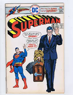 Buy Superman #296 DC Pub 1976 Who Took The Super Out Of Superman! • 11.86£