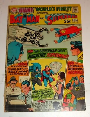 Buy Batman Super-man World's Finest #188 64 Page Giant G-64  Vg • 11.83£