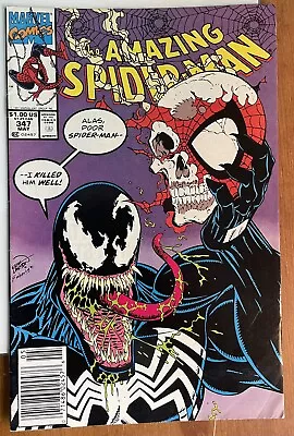 Buy Amazing Spider-Man Vol. 1 #347 (Marvel, 1991)- Newsstand- See Description • 24.32£