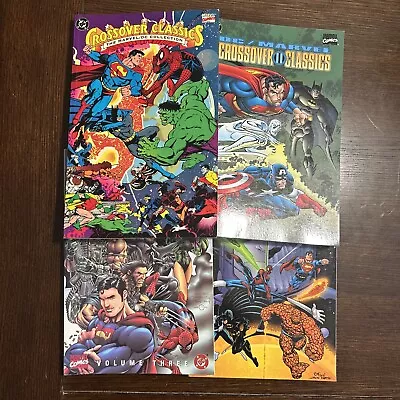 Buy Marvel And DC Crossover Classics Vol 1 2 3 4 Rare OOP 4 Book Set Lot • 79.94£