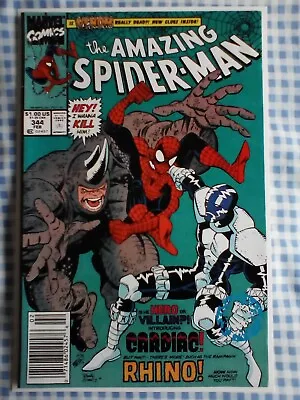 Buy Amazing Spider-Man 344 (1991) 1st App Of Cletus Kasady (Carnage). Rhino App [7.5 • 21.99£