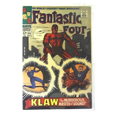 Buy Fantastic Four (1961 Series) #56 In Very Fine Minus Condition. Marvel Comics [z; • 104.37£