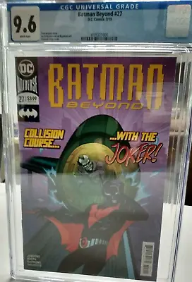 Buy Batman Beyond #27 CGC 9.6 White Pages DC 2019 Comic Book • 94.87£