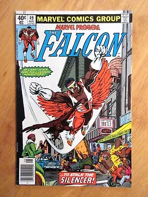 Buy MARVEL PREMIERE #49 (The Falcon) **Newsstand!** (FN+/FN++) • 9.08£